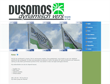 Tablet Screenshot of dusomos.nl